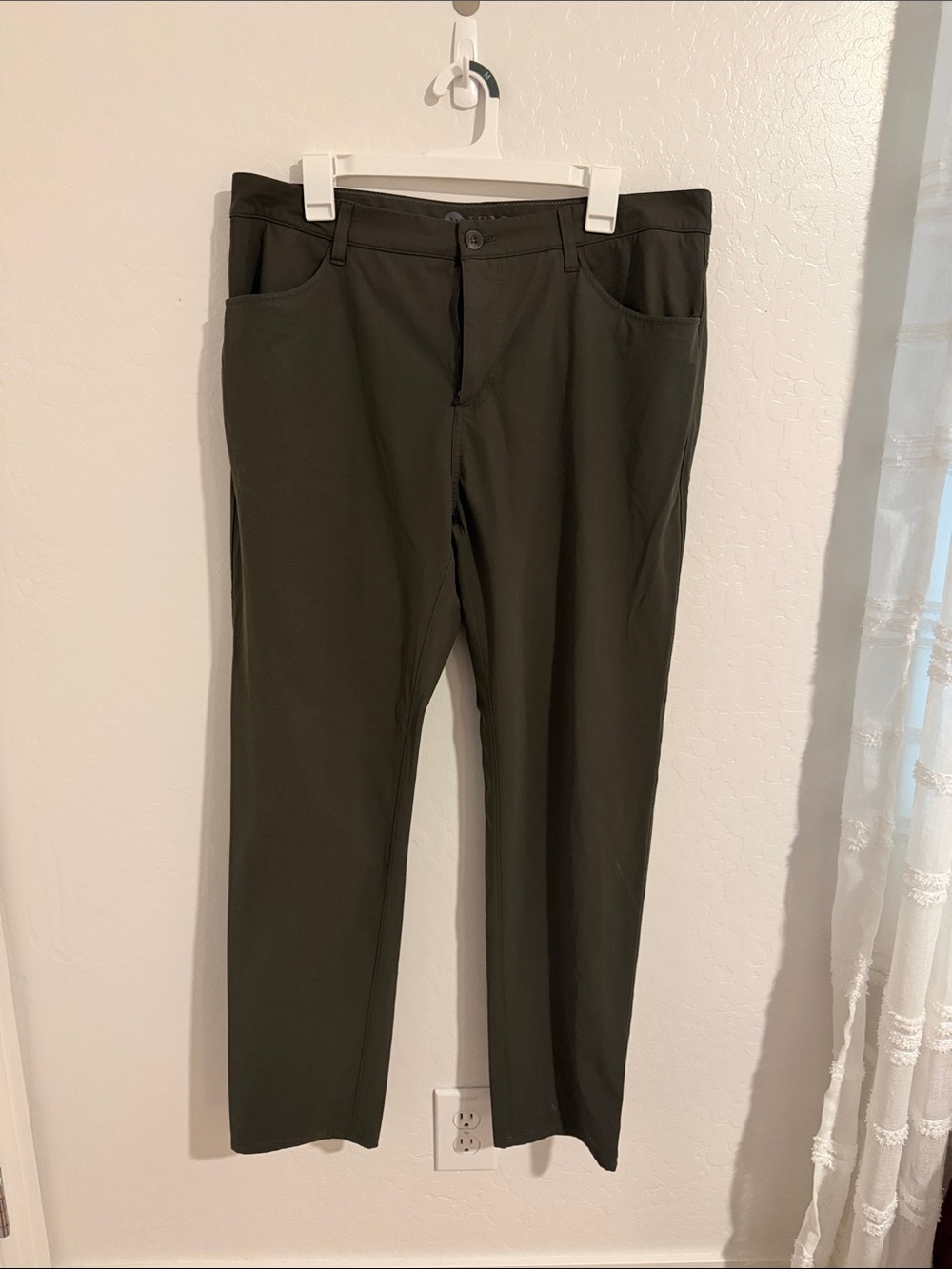 Vuori Men's Dark Olive Performance Chinos
